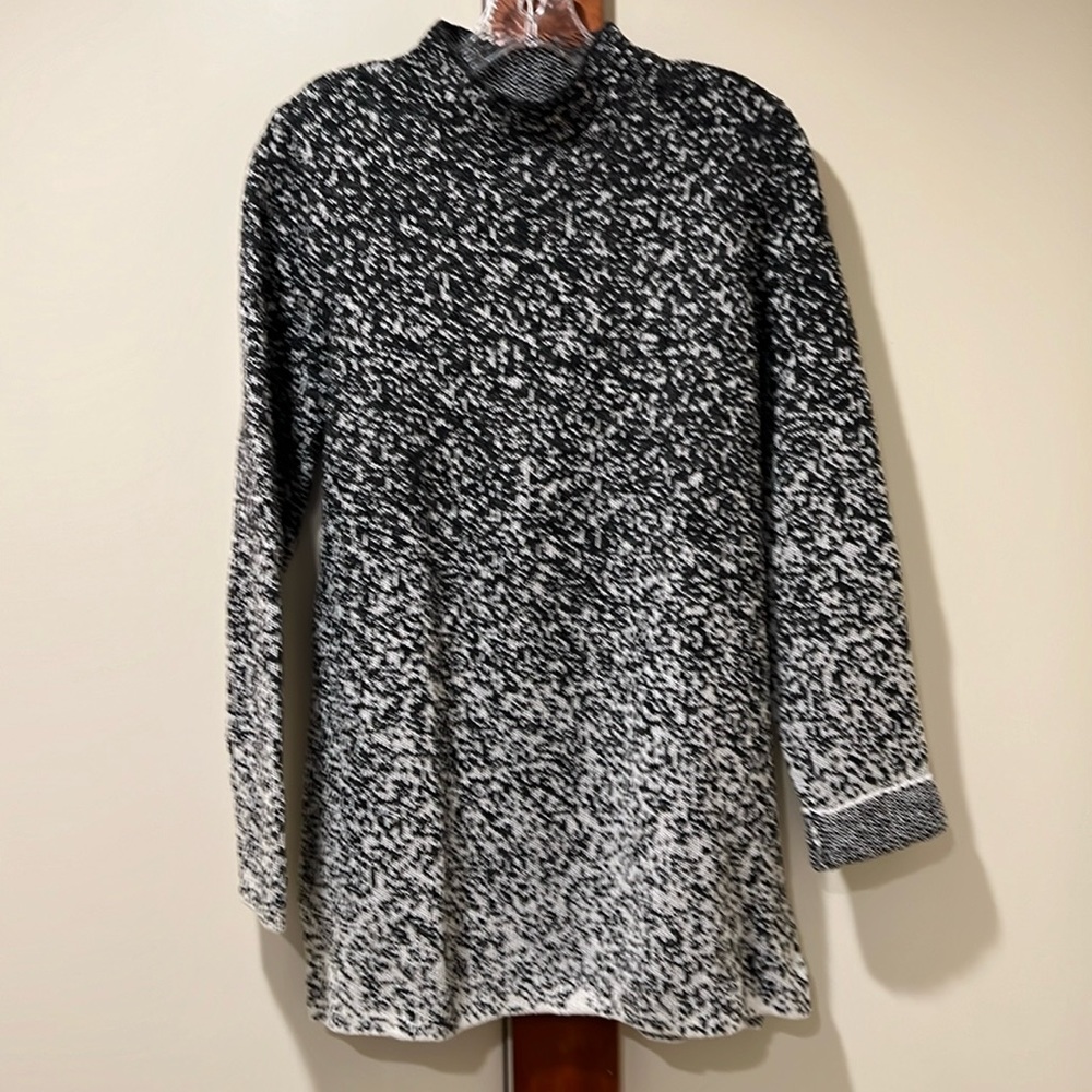 Tunic mock turtleneck sweater